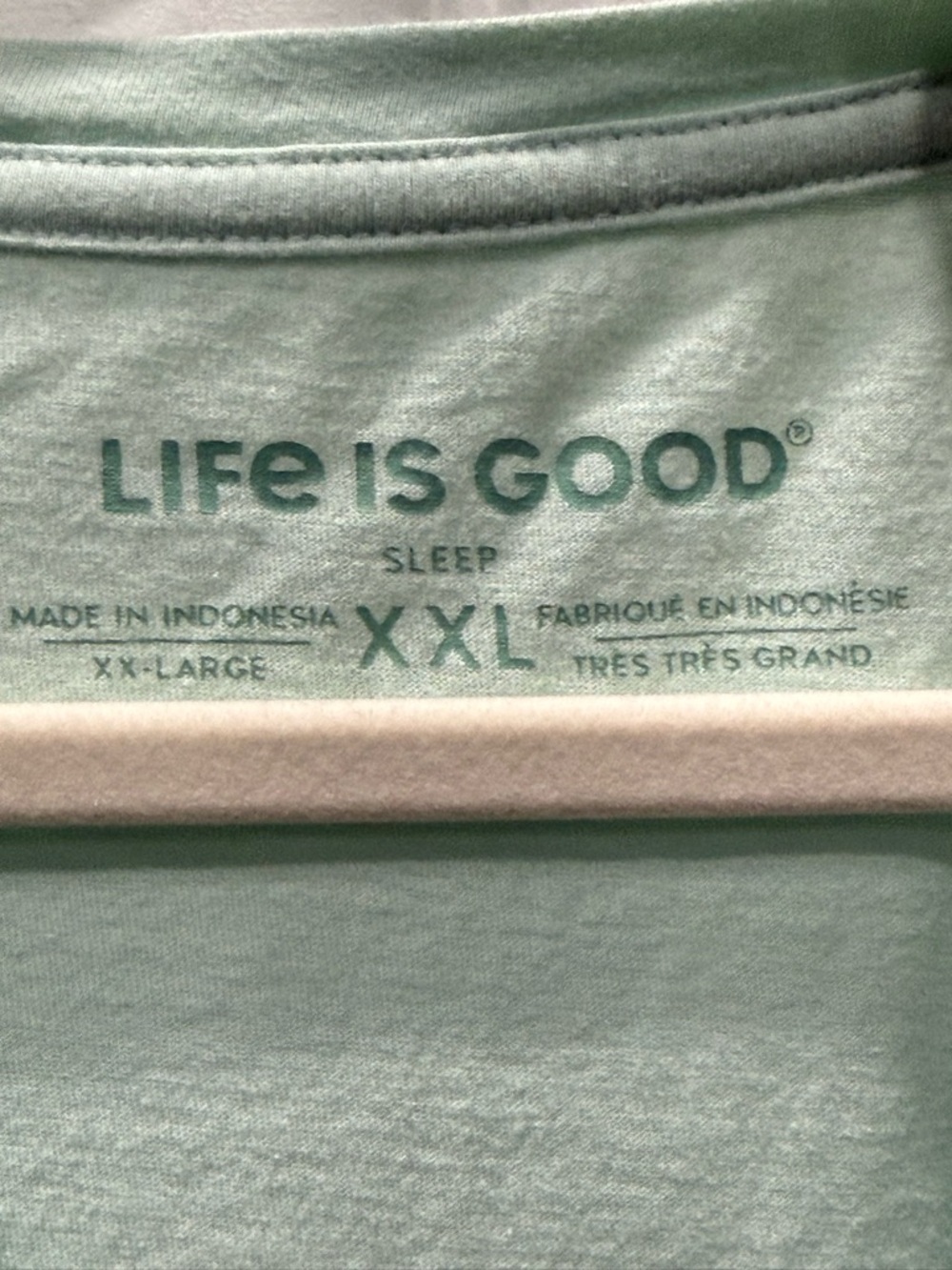 Life Is Good Women’s XXL “Wag On” V-Neck Graphic Sleep Tee GUC - Picture 2 of 4